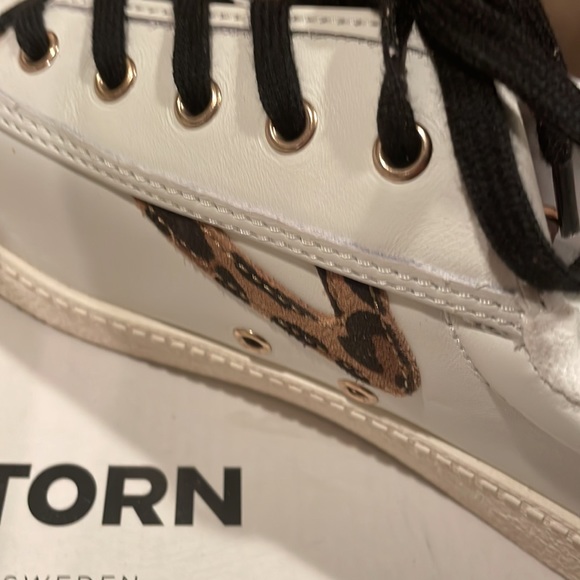 ☀️Tretorn wtNYLite25 Plus Vintage white/ tan + black multi leather suede ☀️ - Picture 8 of 10